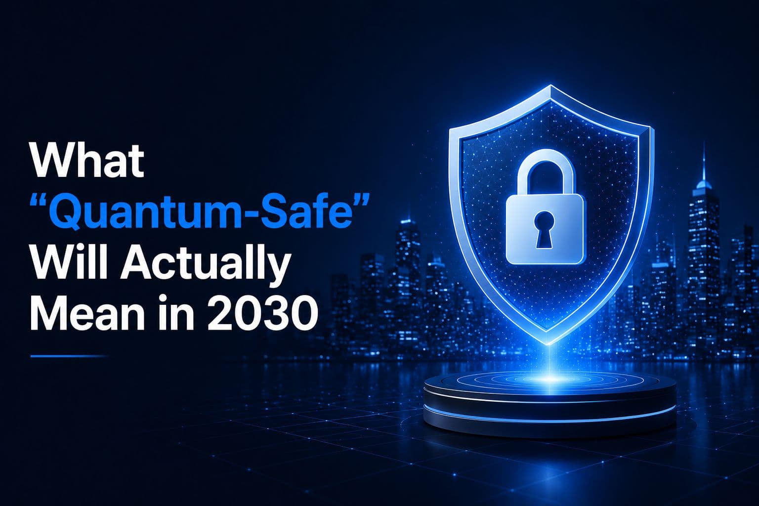 What "Quantum-Safe" Will Actually Mean in 2030