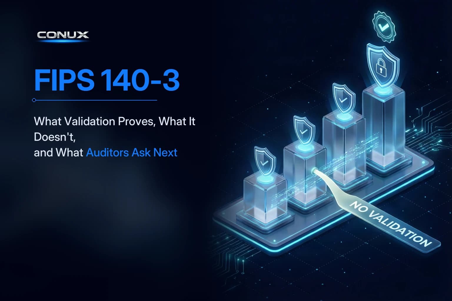 FIPS 140-3: What Validation Proves, What It Doesn't, and What Auditors Ask Next